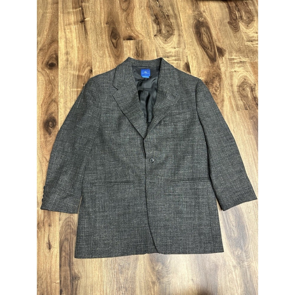 Aaron Levine x Zara Wool-Linen Suit Blazer Size 38